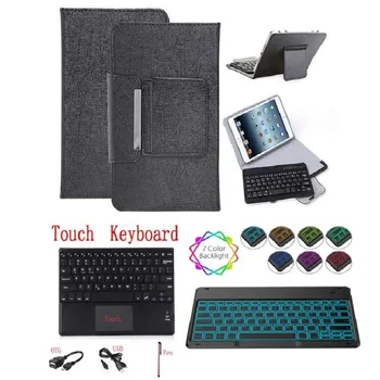 Lumina Backlit Keyboard Cover pentru Samsung Galaxy Tab UN 2019 SM-T510 SM-T515 T510 T515 fără Fir Bluetooth Tastatura Comprimat Caz