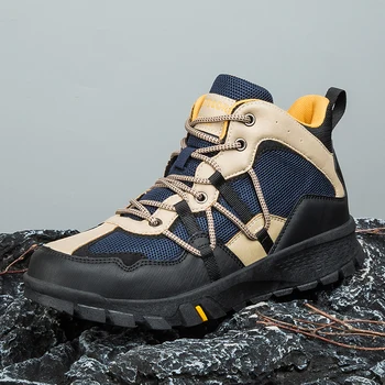 În aer liber, Anti-derapare Bărbați Drumeții Pantofi de Moda Confort Trekking Adidași ochiurilor de Plasă Respirabil Alpinism, Încălțăminte de Toate-meci Greu de poartă