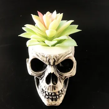 Craniu 3D Silicon Oală Matrite Beton, Rasina de Artizanat Scrumiera, Vaza Vaza de Mucegai sfeșnic Sfeșnic Decor Acasă