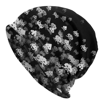 Invader Zim Capota Pălării De Tricotat Pălării Goth Toamna Iarna Street Chelioși Căciuli Pălărie Gir Străin Unisex Cald Multifuncțional Capace 0