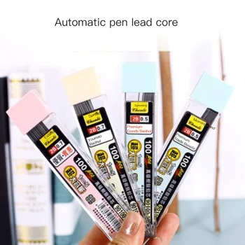 200Pcs/set Creion Mecanic 0.5 mm 0.7 mm 2B Negru Tija Automate Creion Refill Școală de Artă Schiță de Desen Consumabile