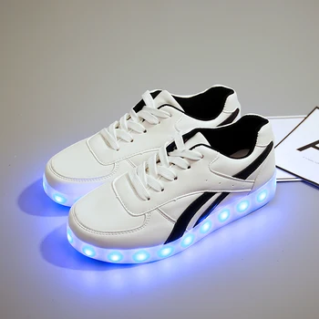 RayZing Barbati pantofi strălucitori cu lumini led-uri luminoase pantofi de o nouă simulare unic condus de pantofi pentru adulți neon casual condus homber