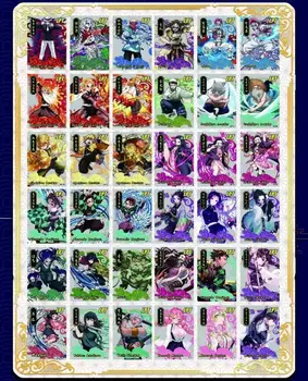 Japonia Original Demon Slayer Carduri Cutie de Colectare Hobby TCG Joc de Carte Rară Kimetsu Nu Yaiba Cifre pentru Copii Cadou Jucărie 5