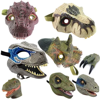 Noul Dragon Masca Fălcii Mobile Dino Masca Mutarea Maxilarului Dinozaur Decor Masca Pentru Petrecere De Halloween Cosplay Masca De Decor Amuzant Jucărie