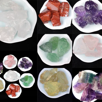 100g Naturale Cristale Pietre Brute a Crescut de Cuarț, Ametist, Fluorit Rock Pietriș Pietre de Vindecare Bijuterii Ornament Acvariu Decor Cameră