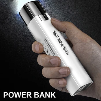 Portabil cu Lanterna LED-uri USB Reîncărcabilă rezistent la apa Lanterna Poate fi Folosit ca Putere Banck Buzunar Camping Lanterne LED-uri Lanterna Mini