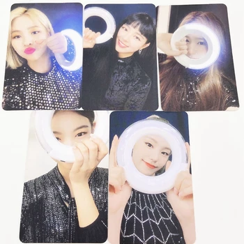 5PCS/Set Kpop ITZY Nou Album Suport Lumina Carduri Foto HD Tipărite Album de Poze Felicitare Lomo Card Pentru Fanii de Colectare Photocard