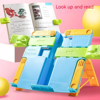 Portabil Multicolor Carte Suport Stativ Pliabil Bookend Bookstand Lectură De Sprijin Pentru Elev Pentru Copiii De Scris Suport De Birou