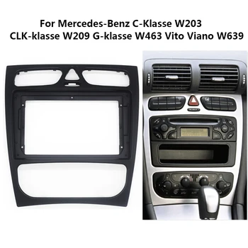 9 inch Radio Auto Cablaje pentru Mercedes BENZ C-Klasse W203 CLK-klasse W209 G-klasse W463 Vito Viano W639 Dash Kit Cadru Trim Muntele