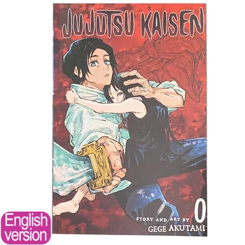 Noul Anime Jujutsu Kaisen Volumul 0 Japonia Fantezie Science Mister Suspans Versiunea În Limba Engleză Manga Benzi Desenate