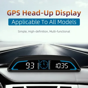 Masina HUD Display Auto GPS HUD Calculator Kilometraj de Combustibil Ecran de Alertă Vitezometru Digital Parbriz Electronice Auto Accesorii