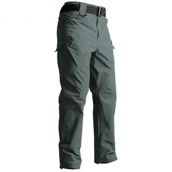 Oamenii IX9 Impermeabil Pantaloni Stretch Militare Tactice Rip-Stop iute Uscat Pantaloni Ușoare de Luptă Armată Multi Buzunare Pantaloni de Marfă 2