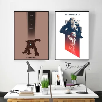 Titanfall Joc Simplu Personaje În Vânzare Poster Pictura Pe Perete Camera De Zi Panza Abstract Imagini De Artă Pentru Decor Acasă Nici Un Cadru