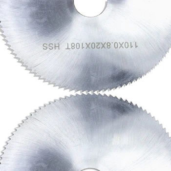1 buc 110x0.8x20mm 108T HSS Oțel Circulare de Ferăstrău pentru Lemn Metal Disc de Tăiere de Tăiere Ferăstrău cu Scop General de Ferăstrău 4