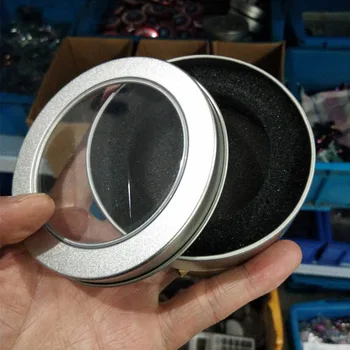 Mâna Spinner Cutie de Metal Frământa Spinner Rotund Tin de Stocare Cadou de Înaltă Calitate EVA Caz de Protecție Decor Jucărie Titular