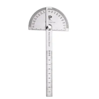 180 de Grade din Oțel Inoxidabil Raportor de Unghi Finder Rotativ de Măsurare Riglă de Măsurare Conducător de prelucrare a Lemnului Instrumente pentru Măsurarea Unghiurilor