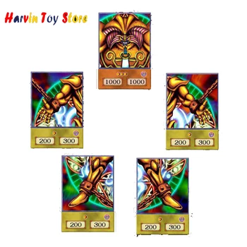 120 BUC Yu-Gi-Oh Carduri Stil Anime Dark Magician Exodia Obelisc Slifer Ra Yugioh DM Clasic Orica Proxy Card de Memorie din Copilărie