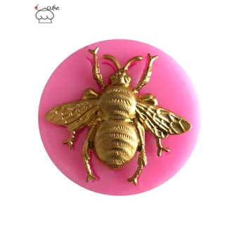Aouke DIY Rășină Epoxidică Beetle Forma de Silicon Mucegai Tort Fondant de Copt Decor Ciocolata Mucegai Insecte Beetle Mucegai Silicon