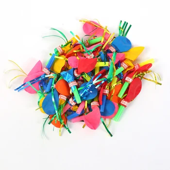50PCS Colorate Amuzant, sunet de Fluier Baloane Pentru Petrecere de Aniversare pentru Copii a Festivalului de Majorete Cadou Decor Clovn elemente de Recuzită