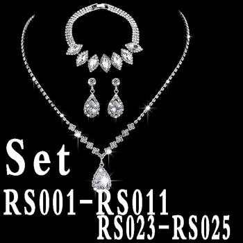 2022 Înaltă Calitate Argint 925 Moda Clasic Doamnelor Inel Set de Bijuterii RS001-RS011 RS023-RS025