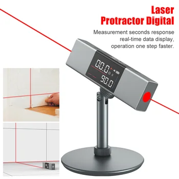 Noul Laser Raportor Înclinometru Digital Unghi De Măsură Cu Laser Rigla De Nivel De Tip C De Încărcare Cu Laser De Măsurare Cu Laser, Telemetre