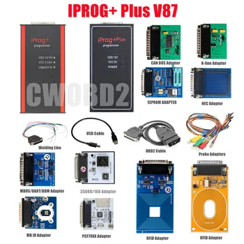Iprog Plus Pro V87 V777 Complet de Adaptoare Iprog+ Suport IMMO MCU SRS tabloul de Bord EEPROM cu Sonda Adaptoare pentru in-circuit