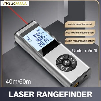 40/60M Telemetru cu Laser Portabil USB Încărcător de Înaltă Precizie de Măsurare Portabile cu Laser, Telemetru Digital Instrumente de Constructii