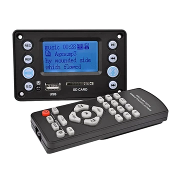 5V LCD MP3 Decoder DAC Audio Bluetooth Receptor APE, FLAC, WMA, WAV Decodor Suport de Înregistrare Radio Versuri de Afișare