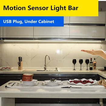 30LEDs Senzor Tactil Inovatoare cu LED-uri de Lumină Bar Estompat Sub Cabinet de Lumină Bucătărie Lumină Lămpi de Noapte Greu Bară Rigidă Lumini