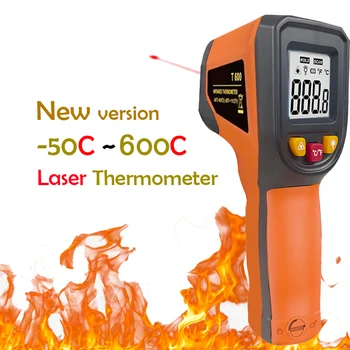 Digital Termometru cu Infraroșu IR Laser Senzor de Temperatură Arma Ecran LCD de Umiditate Metru Pirometru Digital Termometru Higrometru