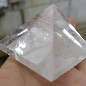 5 cm 1 buc Naturale Transparent Cristal de Cuarț Piramida Reiki de Vindecare Naturale alb cristal Piramida de piatră brută lustruire