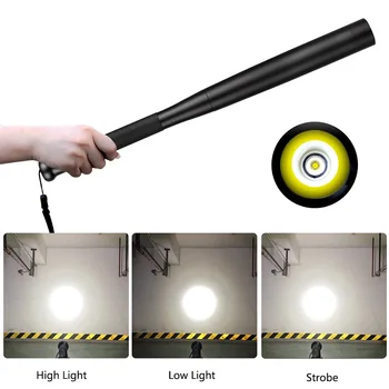 K-STAR de Urgență de Auto-apărare Anti-furt de Auto-apărare Stick cu LED rezistent la apa Lanterna Super-Luminos Baton