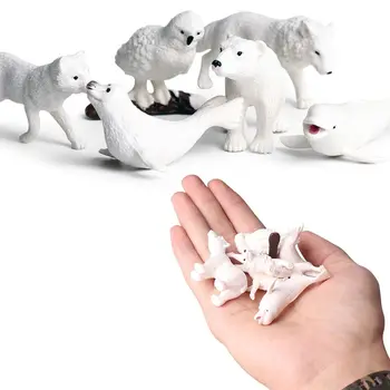 Cadouri De Moda Copil Simulare Figurine Model De Jucărie Animale De La Polul Nord