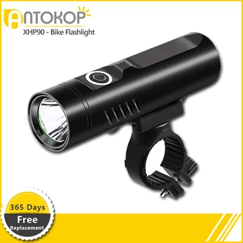 3200mAh Puternic Mini Lanterna LED-uri XHP90.3 Pentru Biciclete Lumina XHP50 T6 Lanterna USB Reîncărcabilă Ciclism Clip L2 ca putere banca