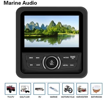 Bluetooth FM/AM Radio MP3/USB Player rezistent la apa Marină Audio pentru Barca, ATV, UTV, Marin Radio Stereo Barca Sistem de Sunet Bluetooth