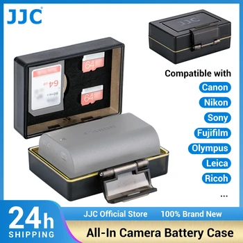 JJC DSLR Baterii Cutie Waterproof aparat de Fotografiat Baterie de Caz Suport pentru Canon Nikon Sony Olympus, Fujifilm, Samsung Panasonic Leica Ricoh