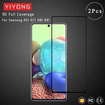 YIYONG 9D Temperat Pahar Ecran Protector Pentru Samsung Galaxy A51 A71 5G A31 A41 A21S A01 A11 M11 M21 M31 M31S M51 Sticlă