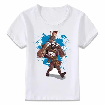 Copii T Shirt Zeul Razboiului Kratos și Loki Copii T-shirt Băieți și Fete Tee Toddler