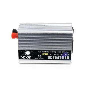 500W Auto Invertor DC12v la AC 220v 50Hz Auto Invertor 12 220 USB Plug Convertor de Putere Invertor de Vârf, Putere 800W