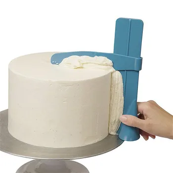 Tort Racleta Convenabil Reglabil Fondant Spatule Tort Marginea mai Fina Crema de Decorare DIY Bakeware Tacamuri de Bucatarie Tort Instrument