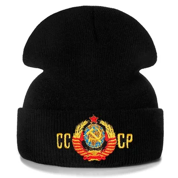 2021 Unisex URSS CCCP Emblemă Națională Șapcă de Baseball Negru de Bumbac Snapback Cap cu Broderie Hip-hop în Afara Pălării Garros pentru Bărbați