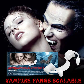 Petrecere de Halloween Retractabil Dinți Dinți Falși Accesoriu Carnaval Anime Cosplay Vampir Dracula Dinți pentru Vârcolac Zombie Colti