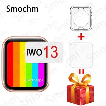 Smochm IWO 13 Pro W56 Infinit Ecran Încărcător Wireless 44MM 40MM rezistent la apă Ceas Inteligent Bluetooth-Compatibil pentru Iphone Android