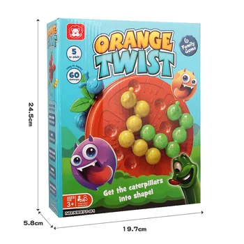 Amuzant Joc De Bord Clasic Orange Twist Petrecere De Familie Jocuri Interactive Pentru Copii De Interior Distractiv Tabla De Joc Jucarii Pentru Copii Copii Cadou 5