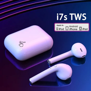 i7s TWS Căști fără Fir Bluetooth Căști Aer Pavilioane Sport set cu Cască Cu Încărcare Cutie Pentru Xiaomi iPhone Android