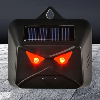 2/4buc Solare Animal Respingător LED Roșu cu Laser Lumina Strobe Mișcare Cerb Respingător Impermeabil în aer liber Animale de Descurajare Dispozitiv 1