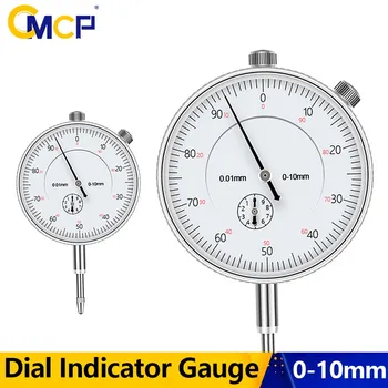 CMCP Dial Indicator Indicator 0-10mm Metru Precis 0.01 Rezoluție Concentricitate Test comparator cu Cadran