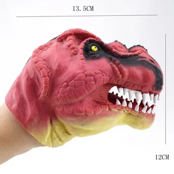 14CM Dinozaur Latex Păpușă de Mână Latex Baby Doll de Învățământ Mână Jucărie Dinozaur de Aprovizionare Partid de Decorare pentru Copii Cadou de Ziua de nastere