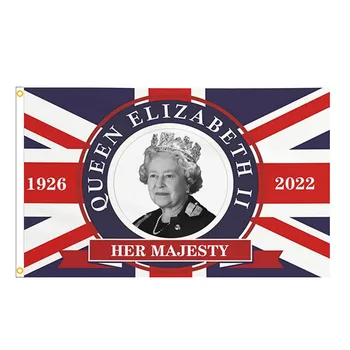 3x5ft 2022 Elisabeta a II-a Majestății sale Pavilion 70 de ani Regina Regatului Unit Elisabeta a II-Pavilion Banner 1