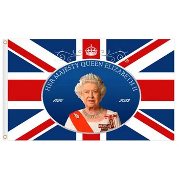3x5ft 2022 Elisabeta a II-a Majestății sale Pavilion 70 de ani Regina Regatului Unit Elisabeta a II-Pavilion Banner 2